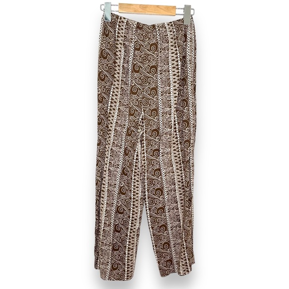 Vintage Boho Patterned High Waisted Pants - Picture 7 of 9